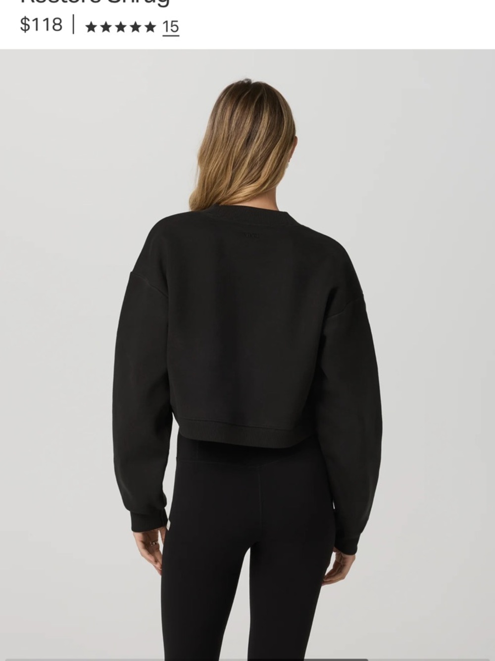 Vuori Restore Shrug - Picture 5 of 6